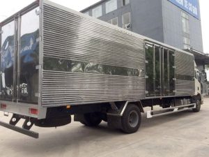 Xe tải Faw J6L thùng kín Inox dài 9.7 mét